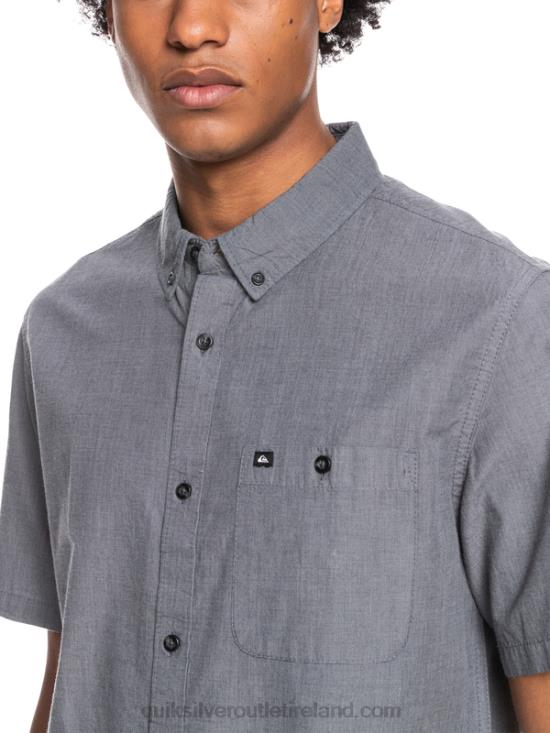 Men Quiksilver Winfall Short Sleeve Shirt N02TD376 black