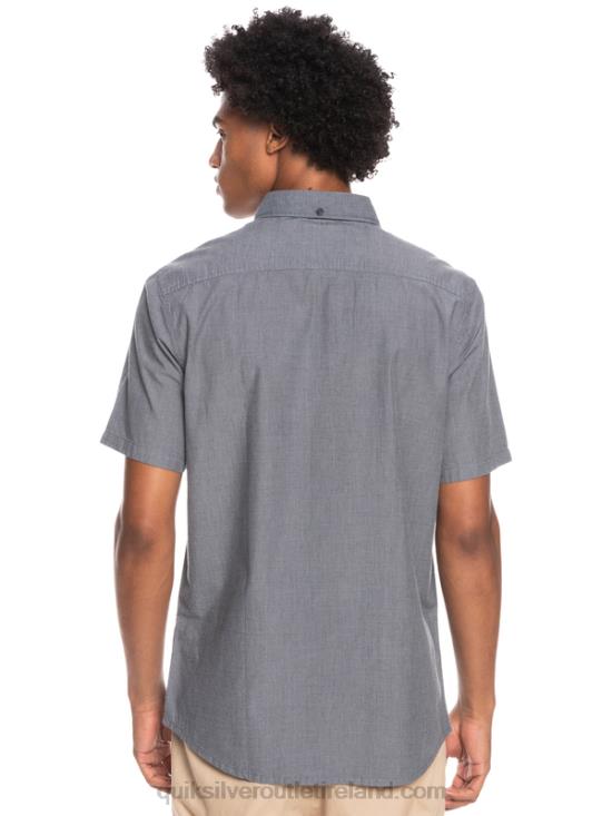 Men Quiksilver Winfall Short Sleeve Shirt N02TD376 black