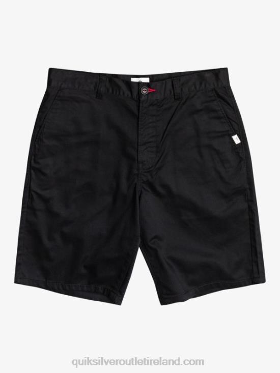 Men Quiksilver Crest Chino 21 Shorts N02TD1274 black