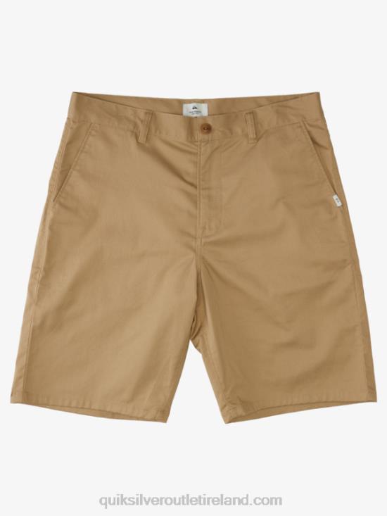 Men Quiksilver Crest Chino 21 Shorts N02TD1275 plage