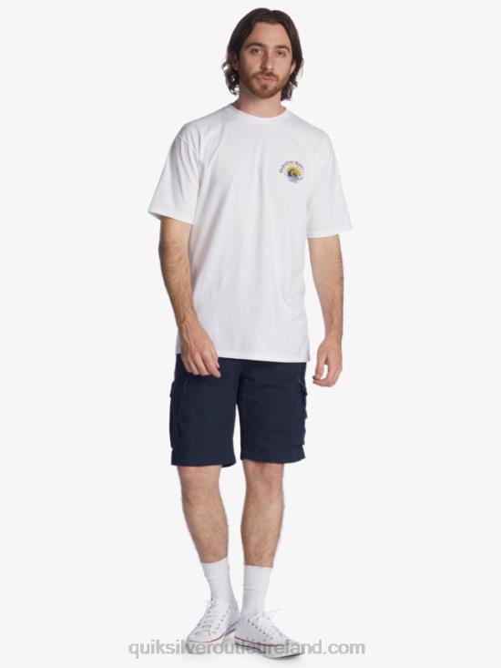 Men Quiksilver Crucial Battle 21 Cargo Shorts N02TD1524 navy blazer