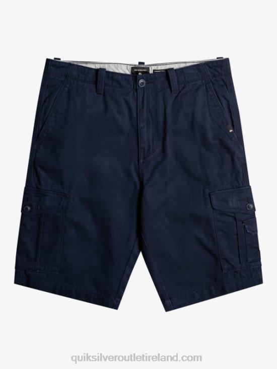 Men Quiksilver Crucial Battle Cargo Shorts N02TD957 navy blazer