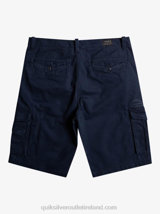 Men Quiksilver Crucial Battle Cargo Shorts N02TD957 navy blazer