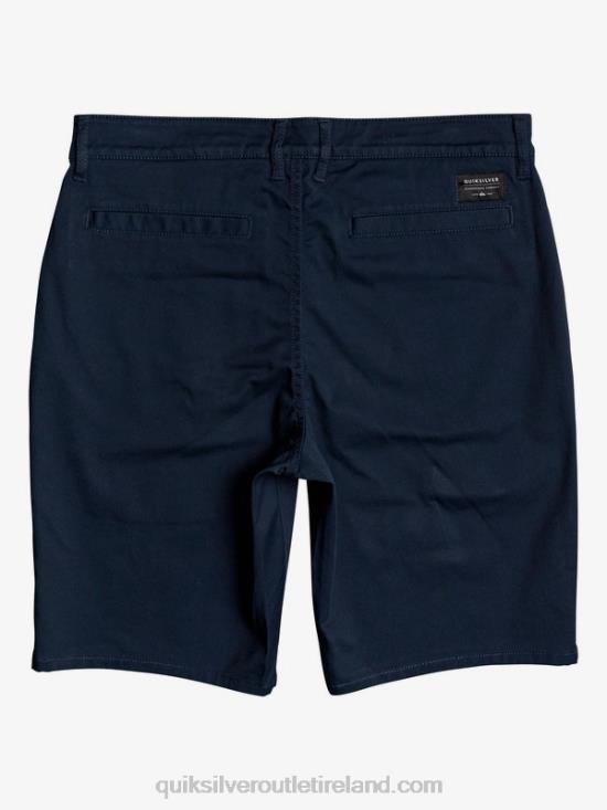 Men Quiksilver Everyday Union Stretch 20 Chino Pocket Shorts N02TD1316 navy blazer
