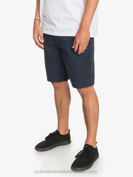 Men Quiksilver Everyday Union Stretch 20 Chino Pocket Shorts N02TD1316 navy blazer