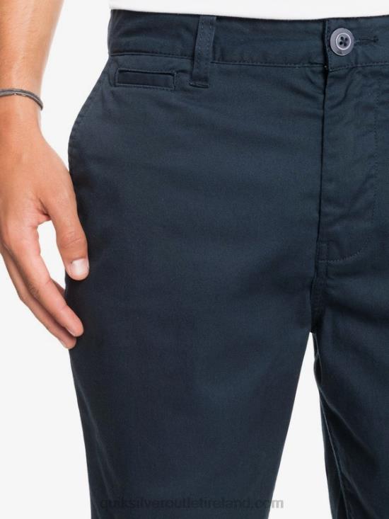 Men Quiksilver Everyday Union Stretch 20 Chino Pocket Shorts N02TD1316 navy blazer
