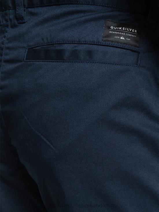 Men Quiksilver Everyday Union Stretch 20 Chino Pocket Shorts N02TD1316 navy blazer