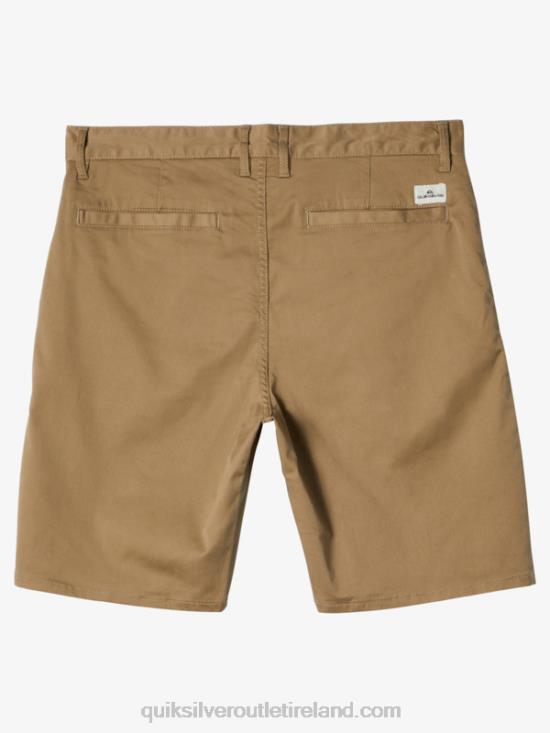 Men Quiksilver Everyday Union Stretch Chino 20 Shorts N02TD854 elmwood