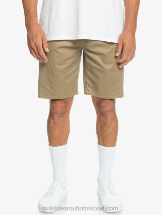 Men Quiksilver Everyday Union Stretch Chino 20 Shorts N02TD854 elmwood