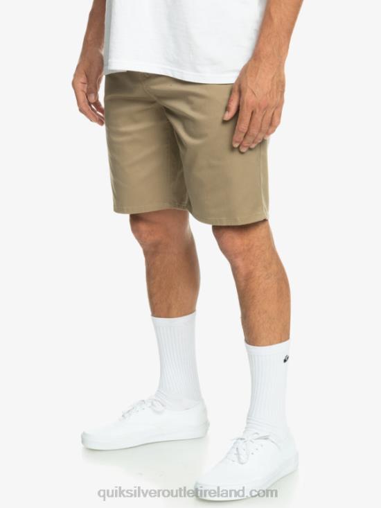 Men Quiksilver Everyday Union Stretch Chino 20 Shorts N02TD854 elmwood