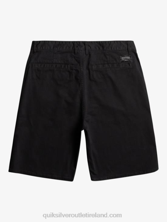 Men Quiksilver Everyday Union Stretch Chino 20 Shorts N02TD856 black