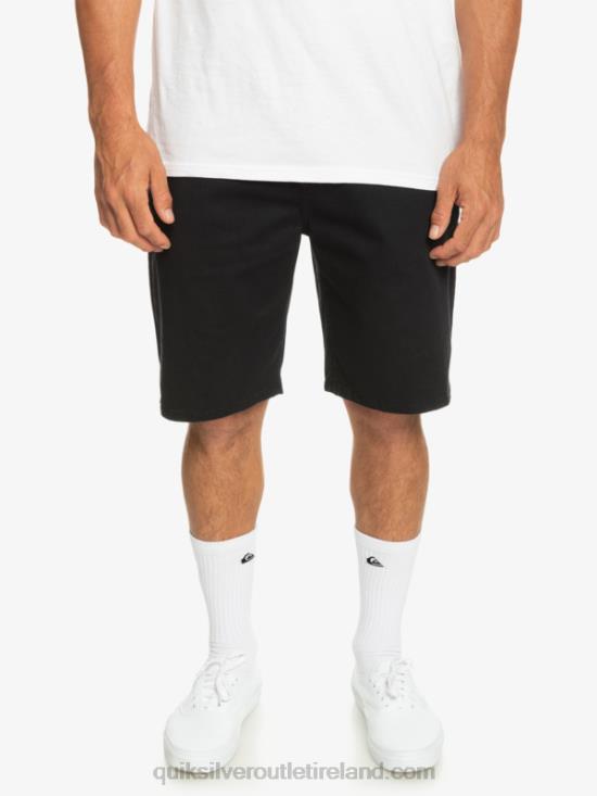 Men Quiksilver Everyday Union Stretch Chino 20 Shorts N02TD856 black
