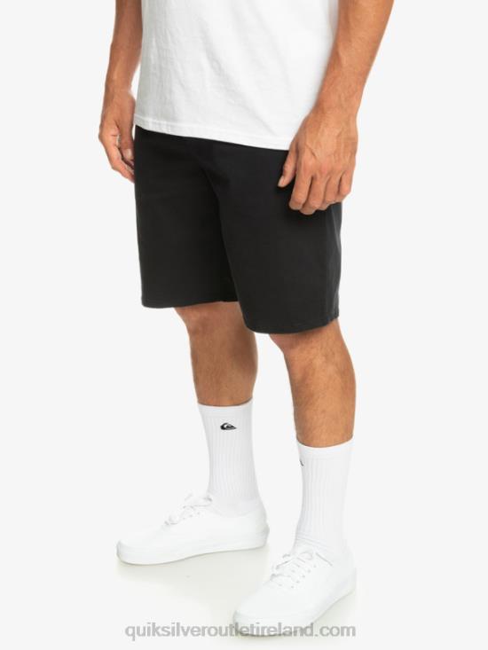 Men Quiksilver Everyday Union Stretch Chino 20 Shorts N02TD856 black