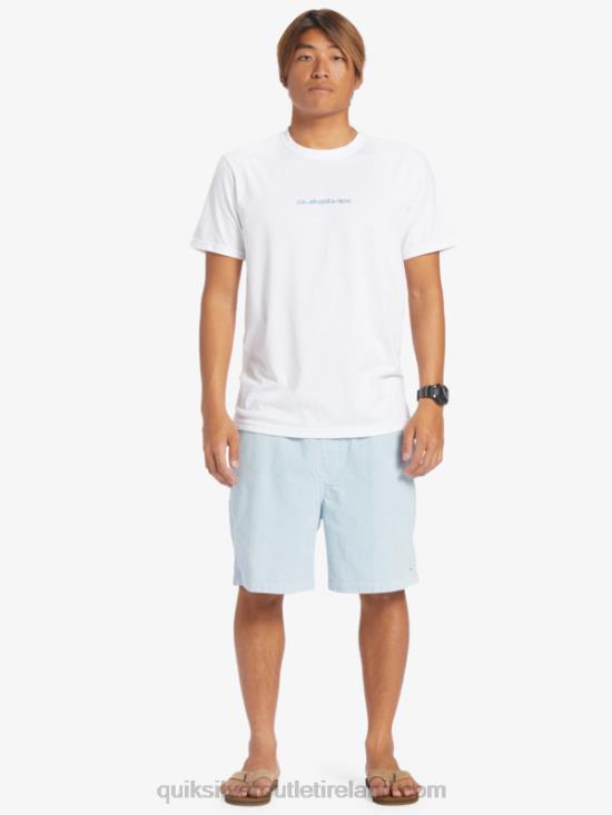 Men Quiksilver Taxer Cord Shorts N02TD361 celestial blue