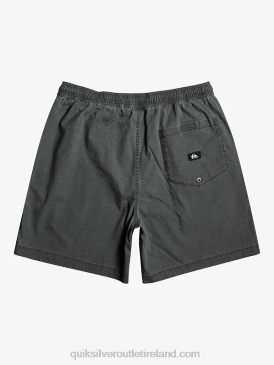 Men Quiksilver Taxer Elasticized Shorts N02TD321 black