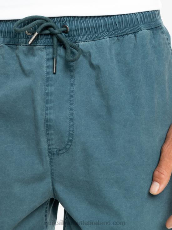 Men Quiksilver Taxer Elasticized Shorts N02TD323 midnight navy