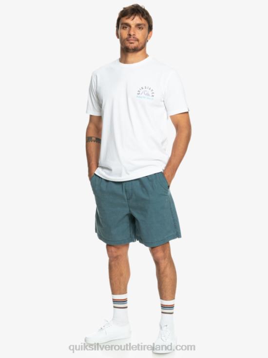 Men Quiksilver Taxer Elasticized Shorts N02TD323 midnight navy