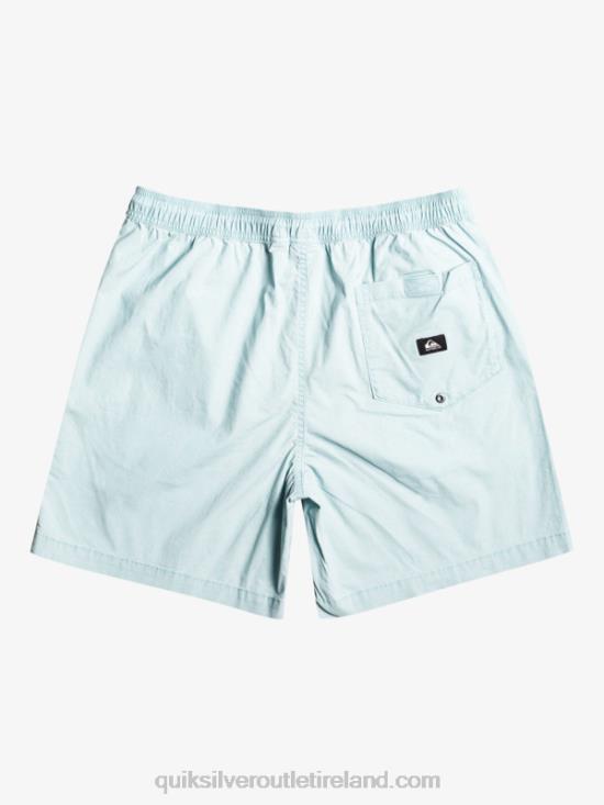 Men Quiksilver Taxer Elasticized Shorts N02TD324 celestial blue