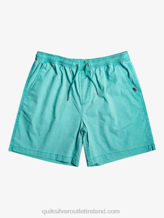 Men Quiksilver Taxer Elasticized Shorts N02TD325 brittany blue