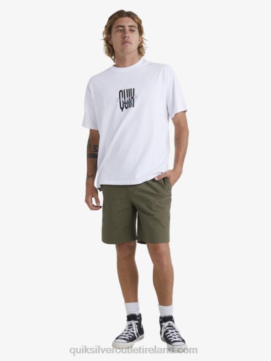 Men Quiksilver Waterman After Surf Shorts N02TD1579 dusty olive