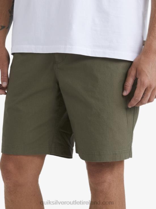 Men Quiksilver Waterman After Surf Shorts N02TD1579 dusty olive