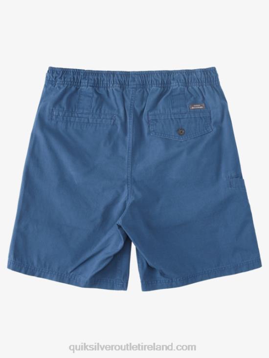 Men Quiksilver Waterman Last Light Elasticized 19 Shorts N02TD257 ensign blue