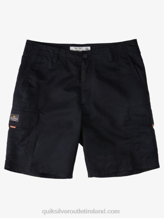 Men Quiksilver Waterman Maldive 20 Cargo Shorts N02TD1727 black