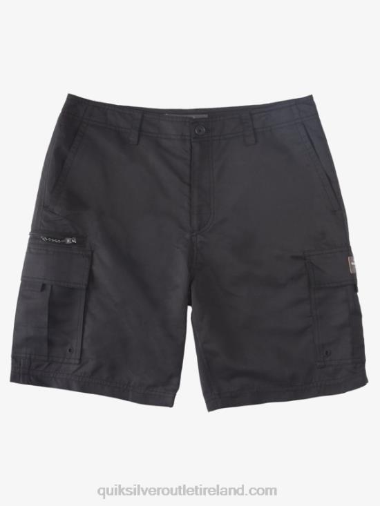 Men Quiksilver Waterman Maldive Atoll Cargo 20 Shorts N02TD785 black