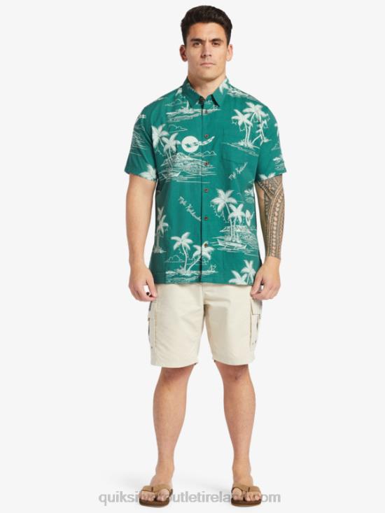 Men Quiksilver Waterman Maldive Atoll Cargo 20 Shorts N02TD786 brown rice