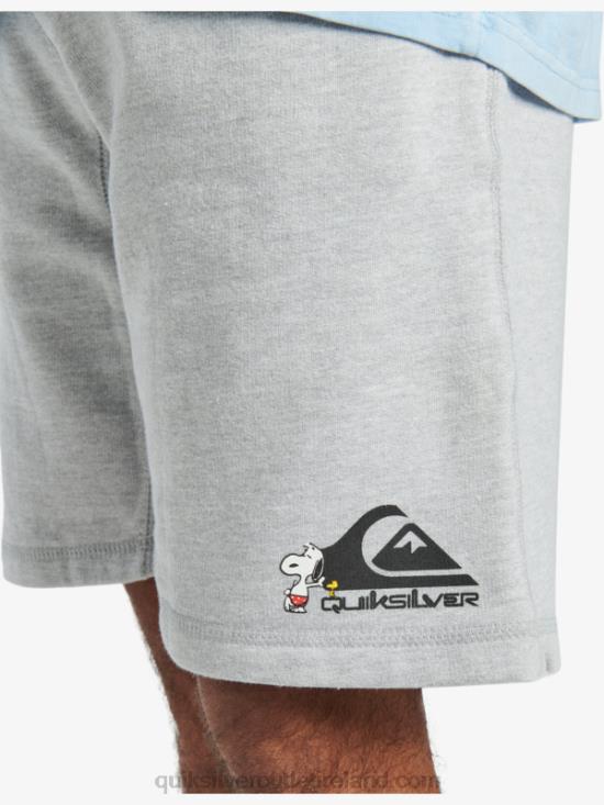 Men Quiksilver x Peanuts Local Legends Shorts N02TD1882 athletic heather