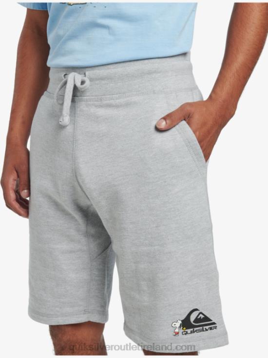 Men Quiksilver x Peanuts Local Legends Shorts N02TD1882 athletic heather