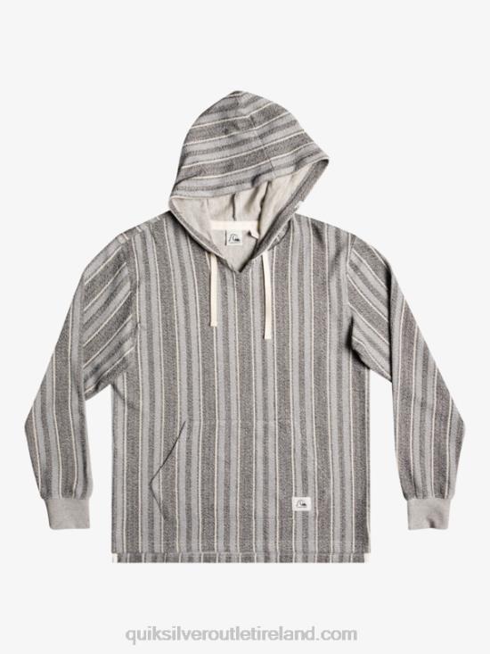 Men Quiksilver Baja Hoodie N02TD1544 black baja vert