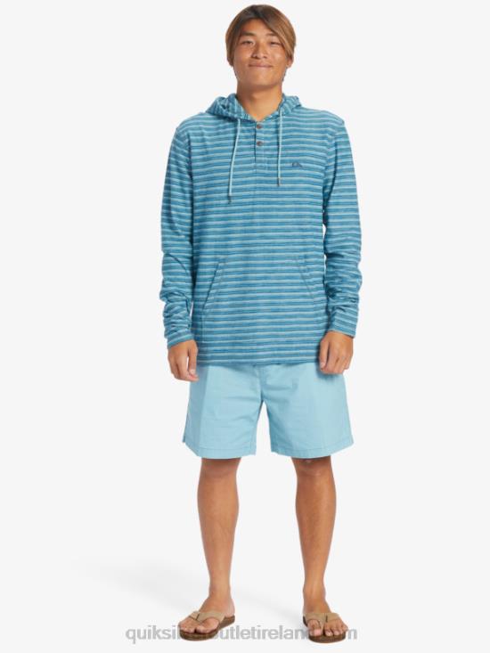 Men Quiksilver Carlton Hoodie N02TD743 carlton cameo stripe