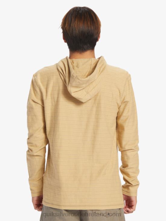 Men Quiksilver Carlton Hoodie N02TD744 carlton taos taupe stripe