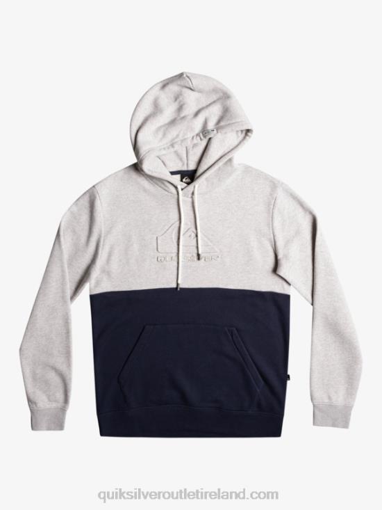 Men Quiksilver Emboss Hoodie N02TD1682 light grey heather