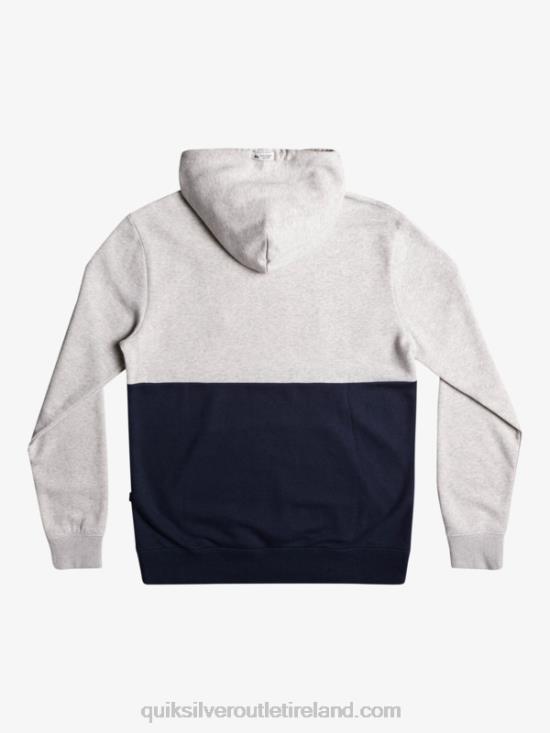 Men Quiksilver Emboss Hoodie N02TD1682 light grey heather