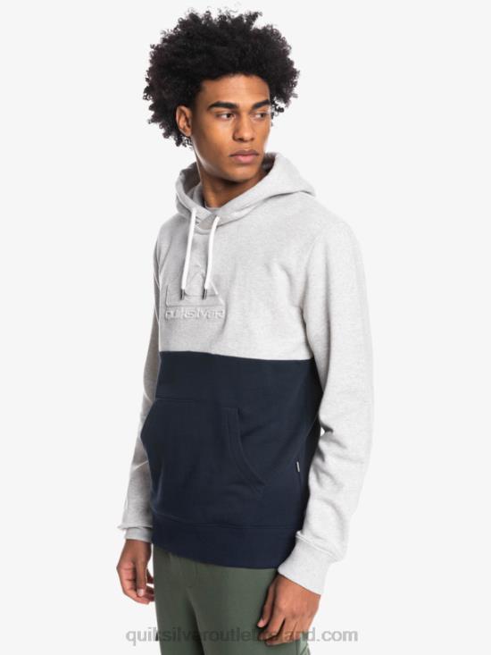 Men Quiksilver Emboss Hoodie N02TD1682 light grey heather