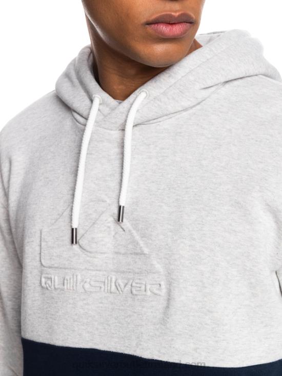 Men Quiksilver Emboss Hoodie N02TD1682 light grey heather
