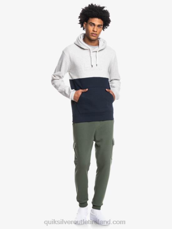 Men Quiksilver Emboss Hoodie N02TD1682 light grey heather