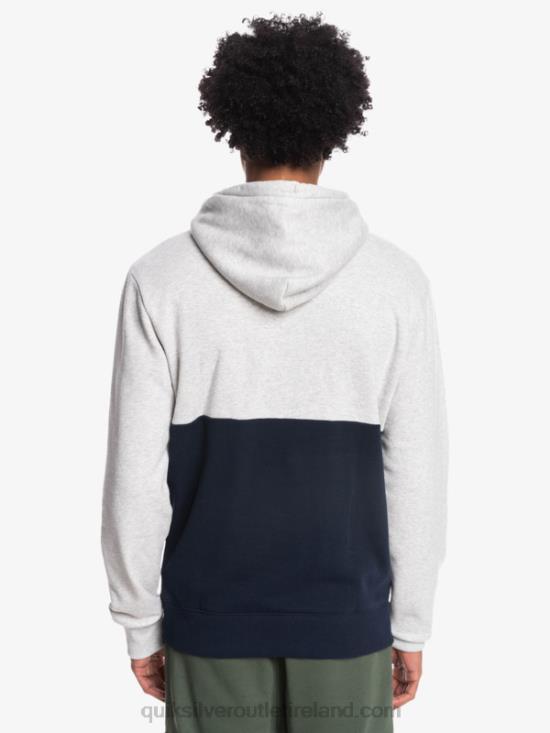 Men Quiksilver Emboss Hoodie N02TD1682 light grey heather