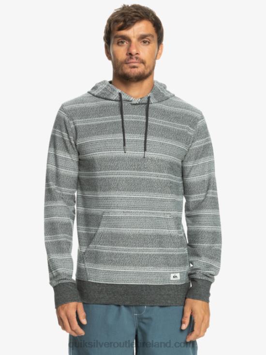 Men Quiksilver Great Otway Hoodie N02TD580 black otway stripe
