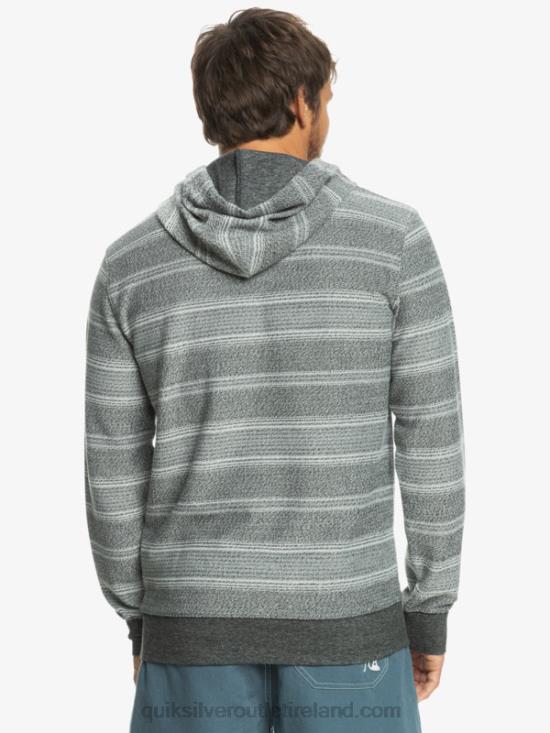 Men Quiksilver Great Otway Hoodie N02TD580 black otway stripe