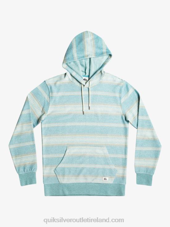 Men Quiksilver Great Otway Hoodie N02TD581 brittany blue otway stripe