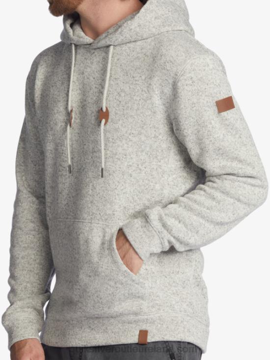 Men Quiksilver Keller Hoodie N02TD1711 light grey heather