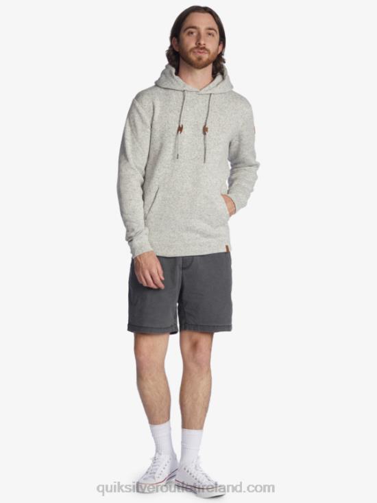 Men Quiksilver Keller Hoodie N02TD1711 light grey heather
