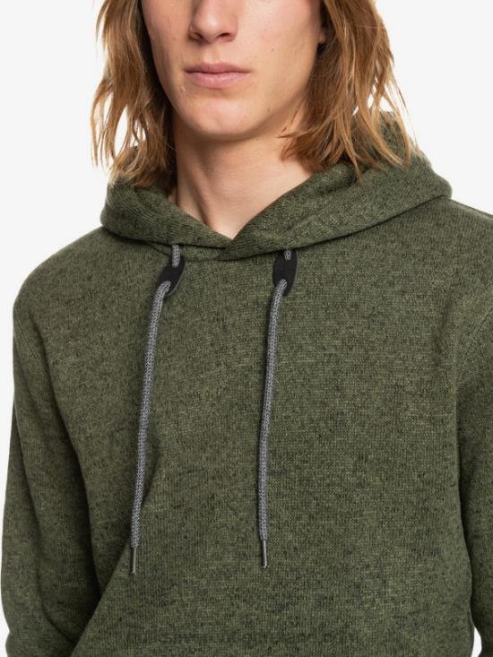 Men Quiksilver Keller Hoodie N02TD1713 four leaf clover