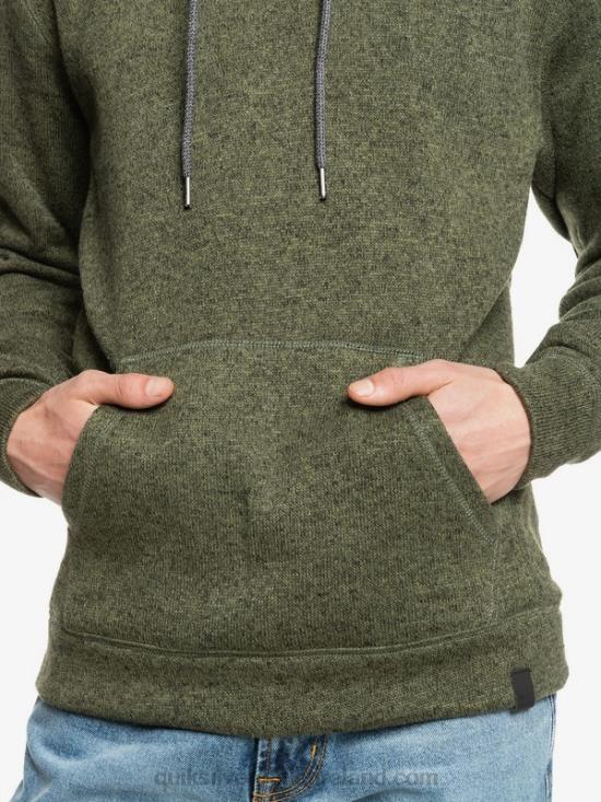 Men Quiksilver Keller Hoodie N02TD1713 four leaf clover
