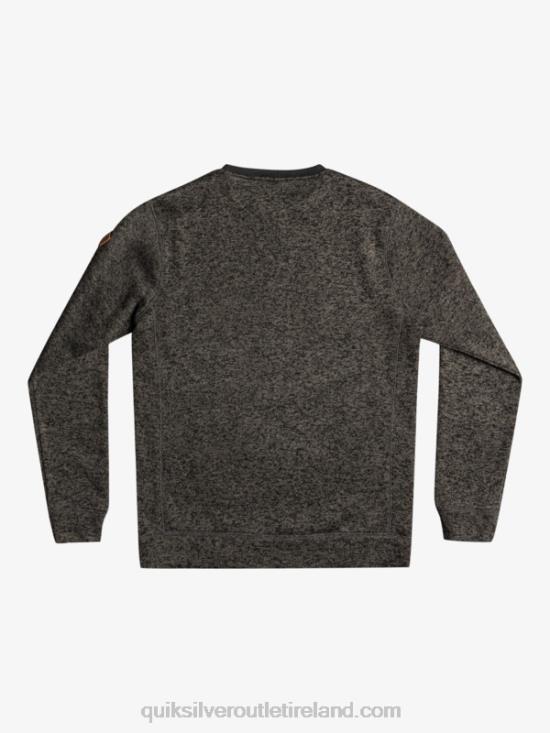 Men Quiksilver Keller Sweatshirt N02TD1423 dark grey heather