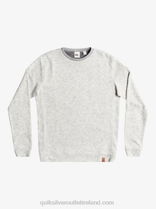 Men Quiksilver Keller Sweatshirt N02TD1424 light grey heather