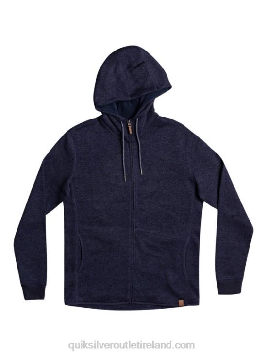 Men Quiksilver Keller Zip-Up Hoodie N02TD1478 parisian night